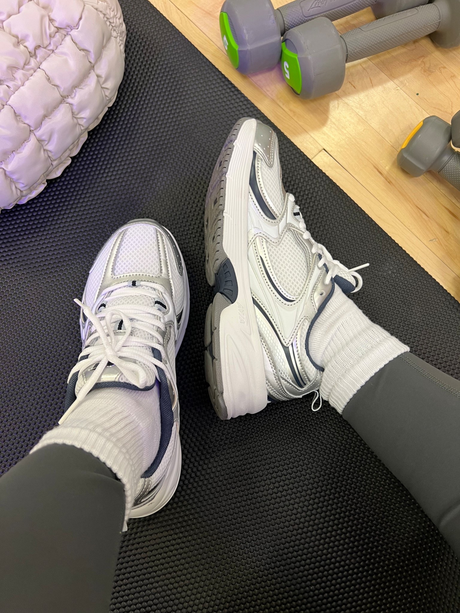 New Balance look for less sneakers from Walmart! These are going viral. They come in several colors, are comfy and run TTS! 