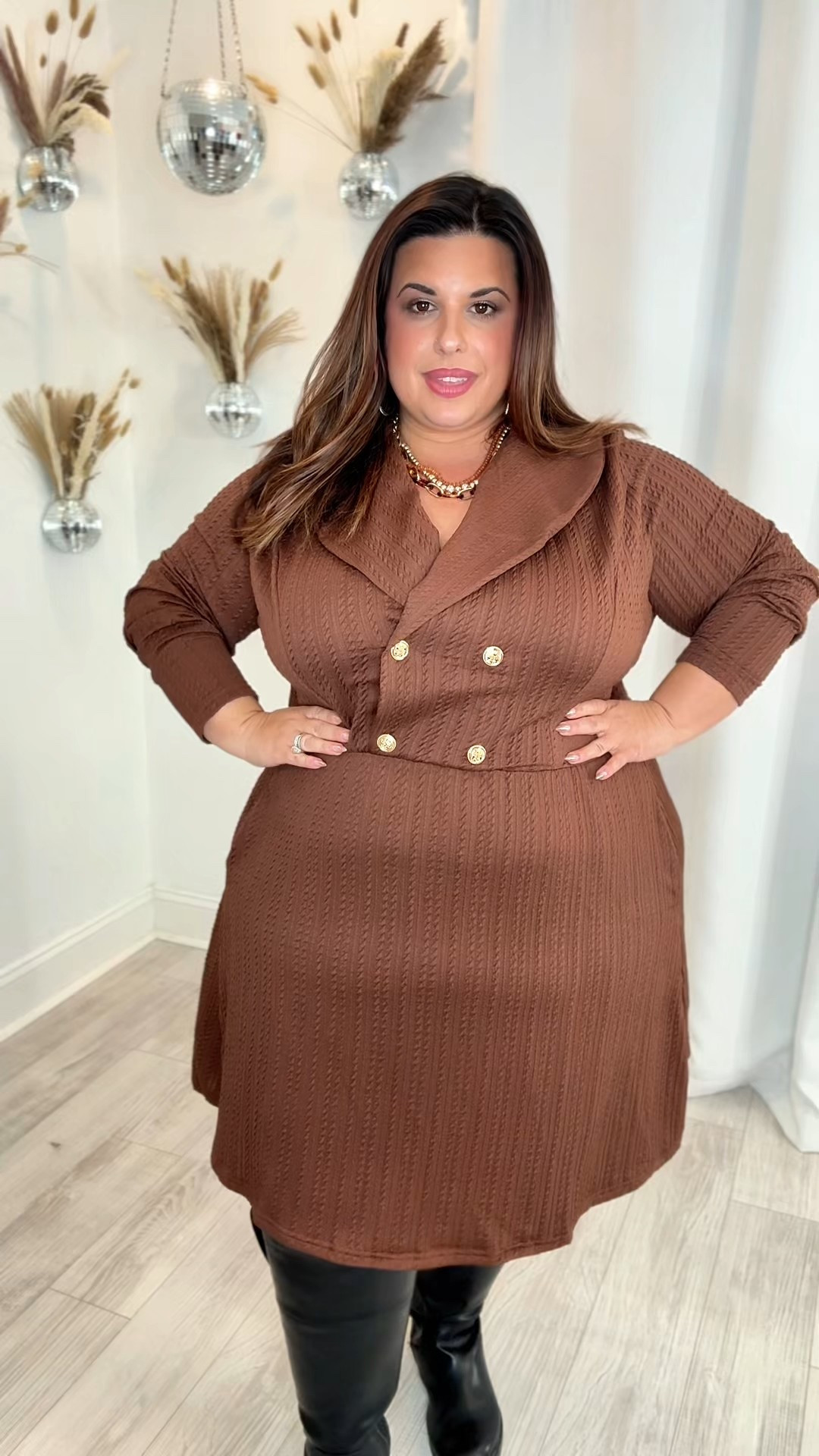 You will def see me out and about in this dress this fall 

Boots are old but I added a similar pair 

Necklace is also old 

#LTKFindsUnder50 #LTKStyleTip #LTKPlusSize