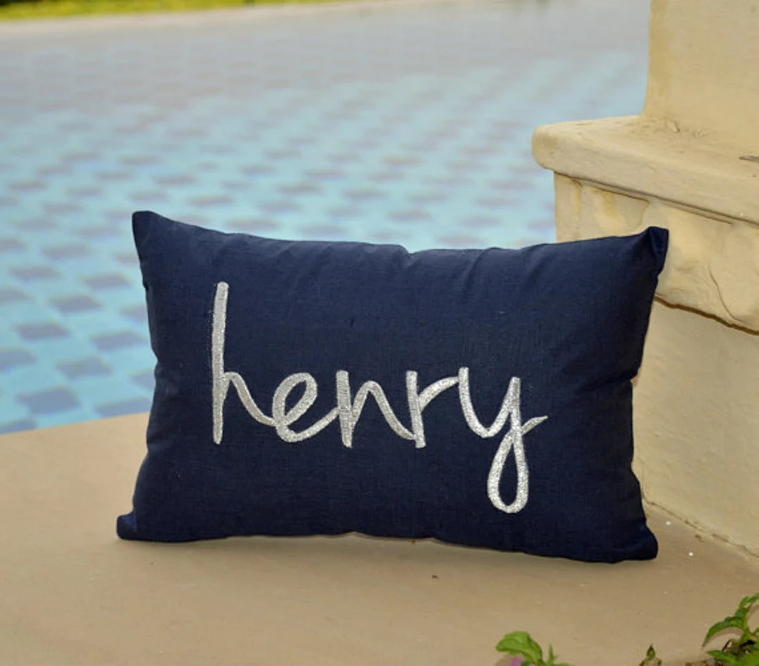 60% OFF Monogram Pillow, Personalised Name Pillow,Wedding Gifts,Anniversary, Newlywed,Nursery Dec... | Etsy (US)