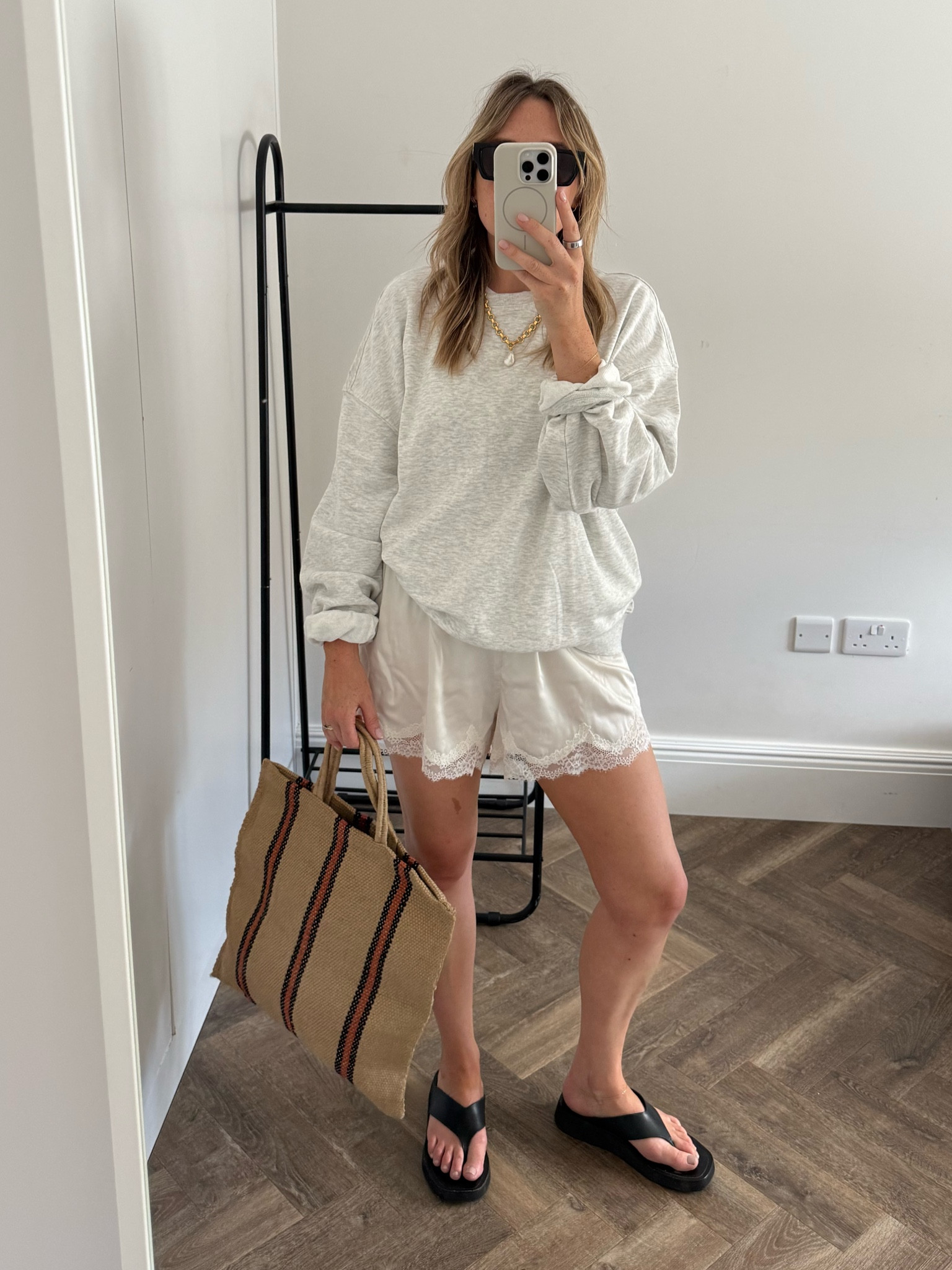 Silk shorts dressed down...

#LTKsummer #LTKuk #LTKeurope