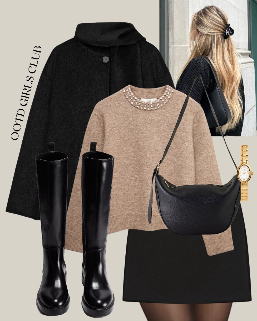 Scarf coat styling for a Winter outfit

#LTKwinter #LTKautumn #LTKeurope