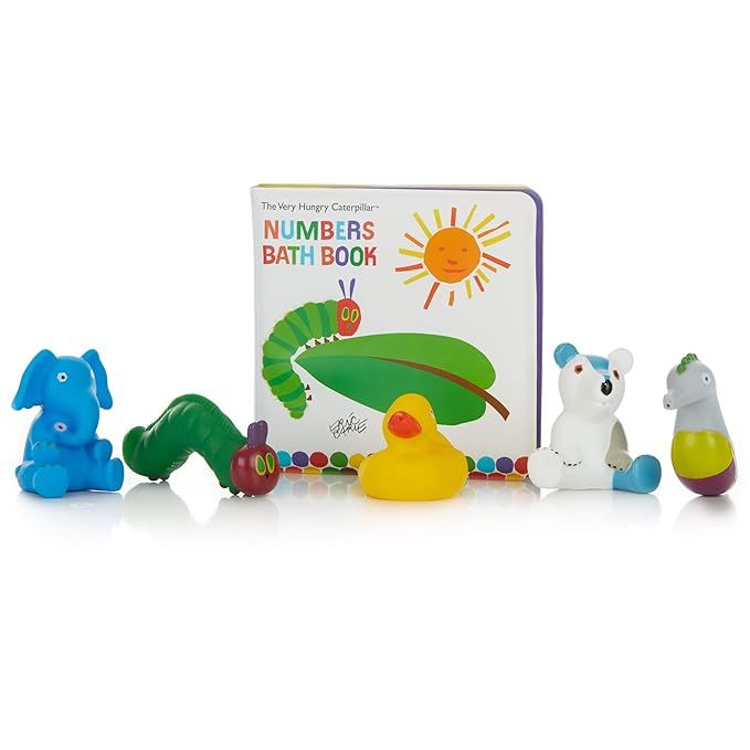 The World of Eric Carle, The Very Hungry Caterpillar Numbers Bath Book and Squirty Toys Set | Amazon (US)