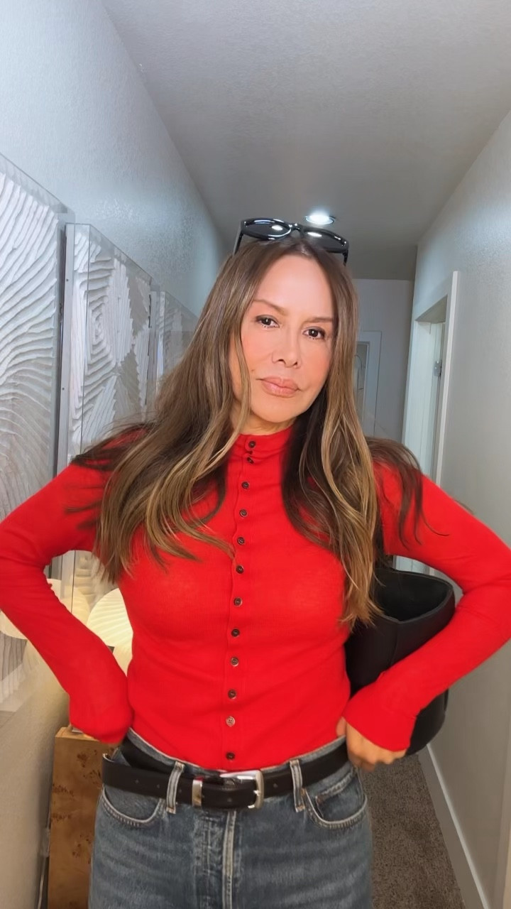Currently obsessed with everything red !
Zara cardigan wearing size XS

#LTKootd #LTKgrwm #LTKMothersDay