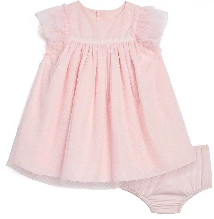 Pippa & Julie Mesh Dot Float Dress & Bloomers | Nordstromrack | Nordstrom Rack