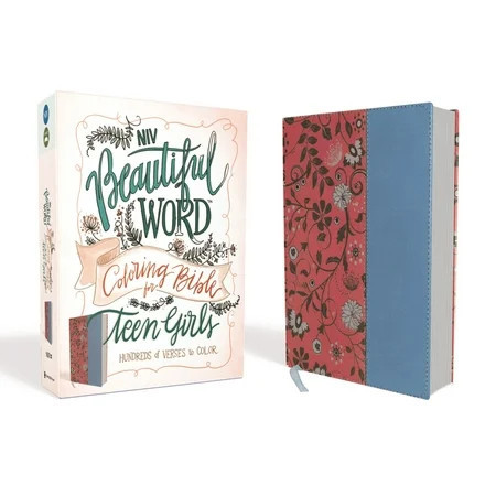 Beautiful Word NIV, Beautiful Word Coloring Bible for Teen Girls, Imitation Leather, Pink/Blue: Hundreds of Verses to Color, (Hardcover) | Walmart (US)
