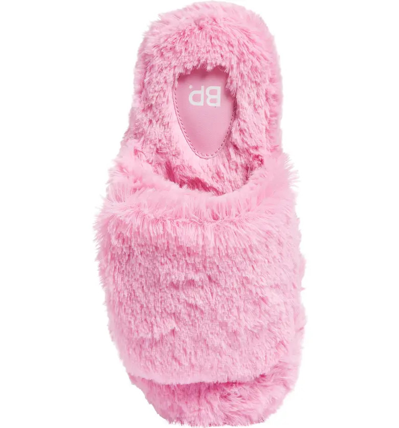 Fawn Adjustable Faux Fur Slipper | Nordstrom