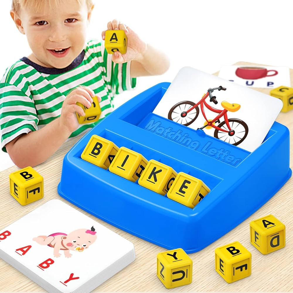 NARRIO Educational Toys for 3 4 5 Year Old Boys Gift, Matching Letter Game Preschool ABC Learning... | Amazon (US)