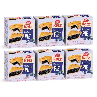 Katz Gluten Free Blueberry Pie - 6 Pack | Target