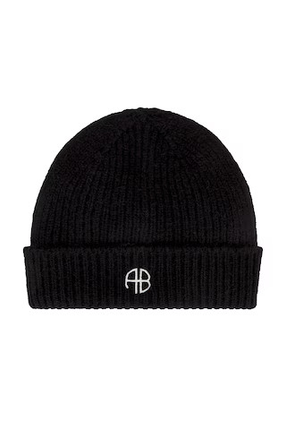 ANINE BING Elia Beanie in Black from Revolve.com | Revolve Clothing (Global)