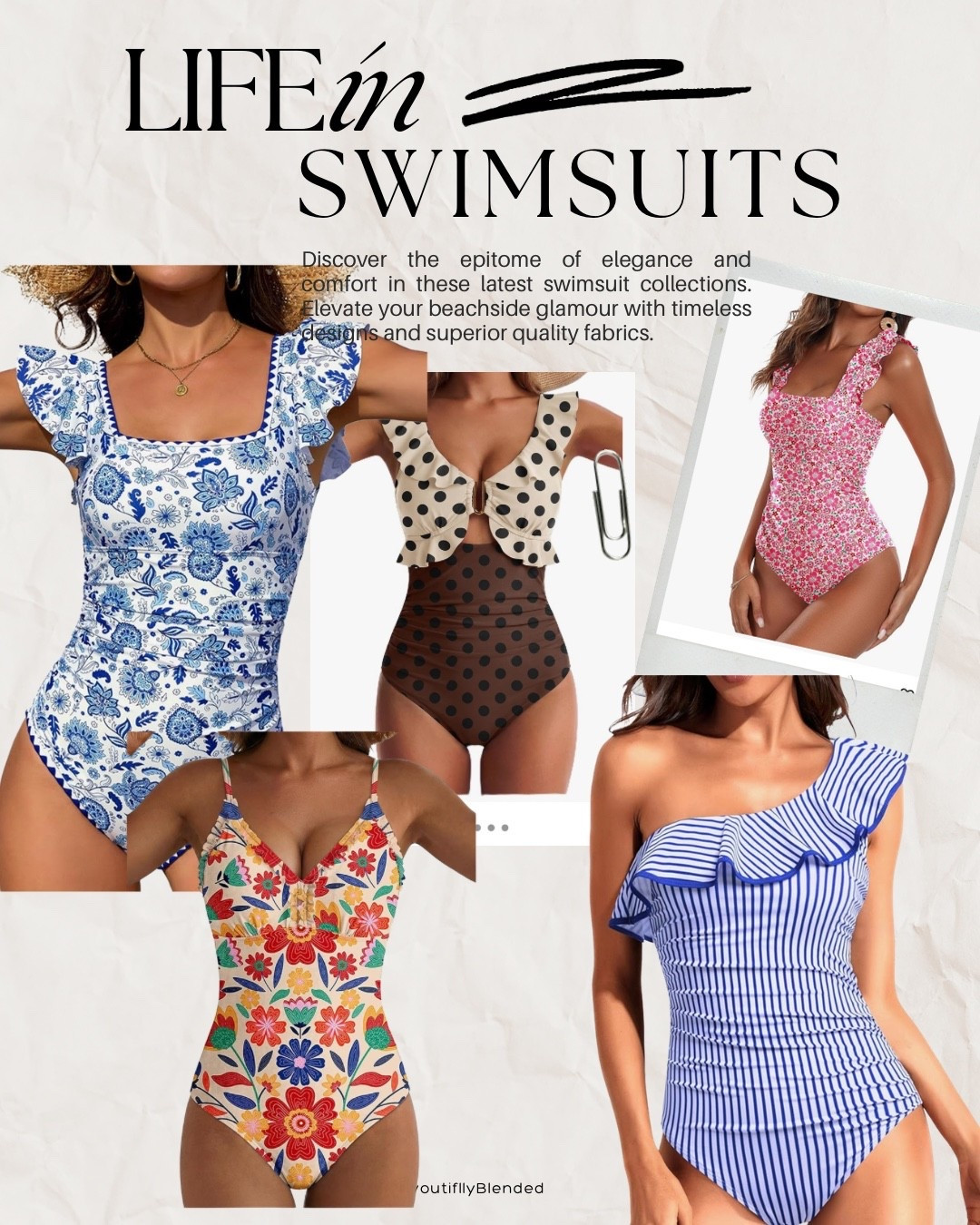 Life in swimsuits 💙✨
Serving up all the ruffles, florals, and flattering one-pieces for your next beach day or poolside moment!

From timeless blue & white prints to flirty florals and chic one-shoulder styles—these Amazon finds look SO high-end without the price tag 🙌

✔️ Tummy control
✔️ Ruffle details (always a yes)
✔️ One-shoulder + feminine fits
✔️ Under $40 options

Whether you’re headed to 30A, the lake, or just soaking up sunshine—these are the suits I’m grabbing this season 🌊☀️

Shop all my favorites linked here ⬇️
#LTKunder50 #LTKstyle #BeachReady #SwimwearFinds

#LTKSwim #LTKActive #LTKMothersDay #LTKvlog