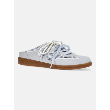 Time and Tru Women's Lace Up Mesh Mule Sneakers | Walmart (US)