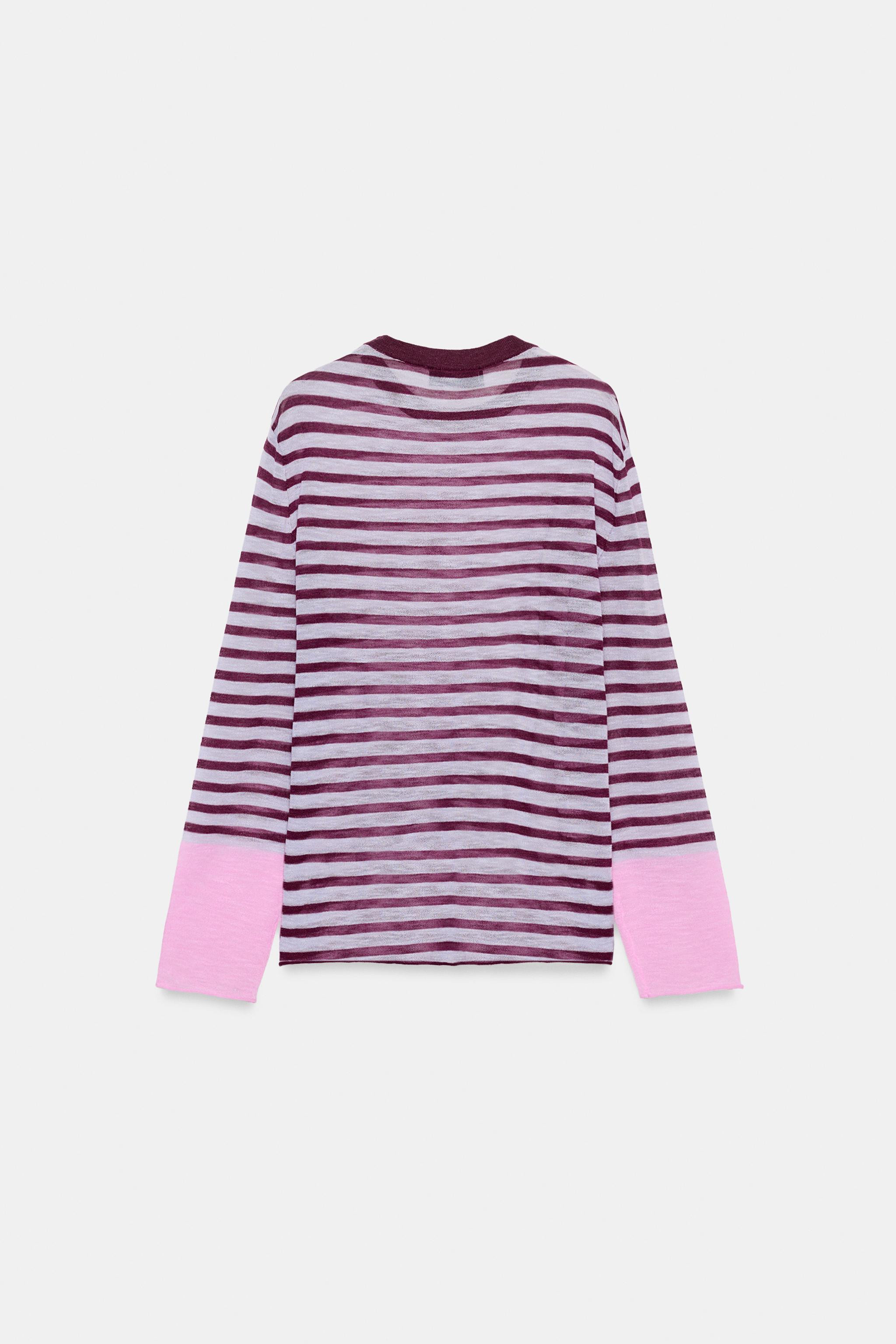 STRIPED KNIT JUMPER | Zara Canada