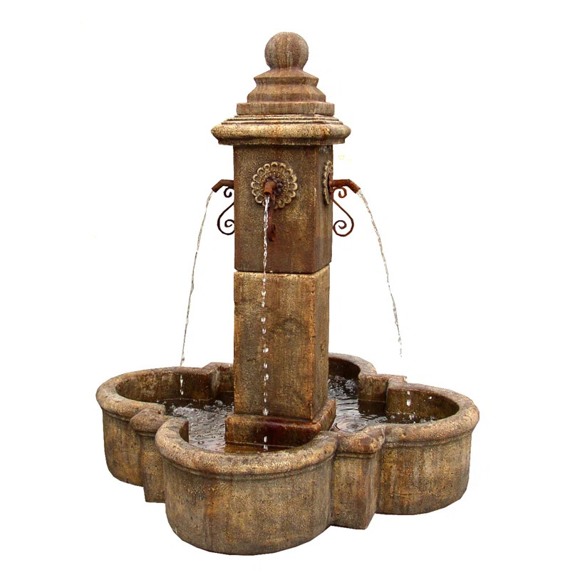 Florence & New Italian Art Company Provence Plaza Cast Stone Fountain & Reviews | Wayfair | Wayfair North America