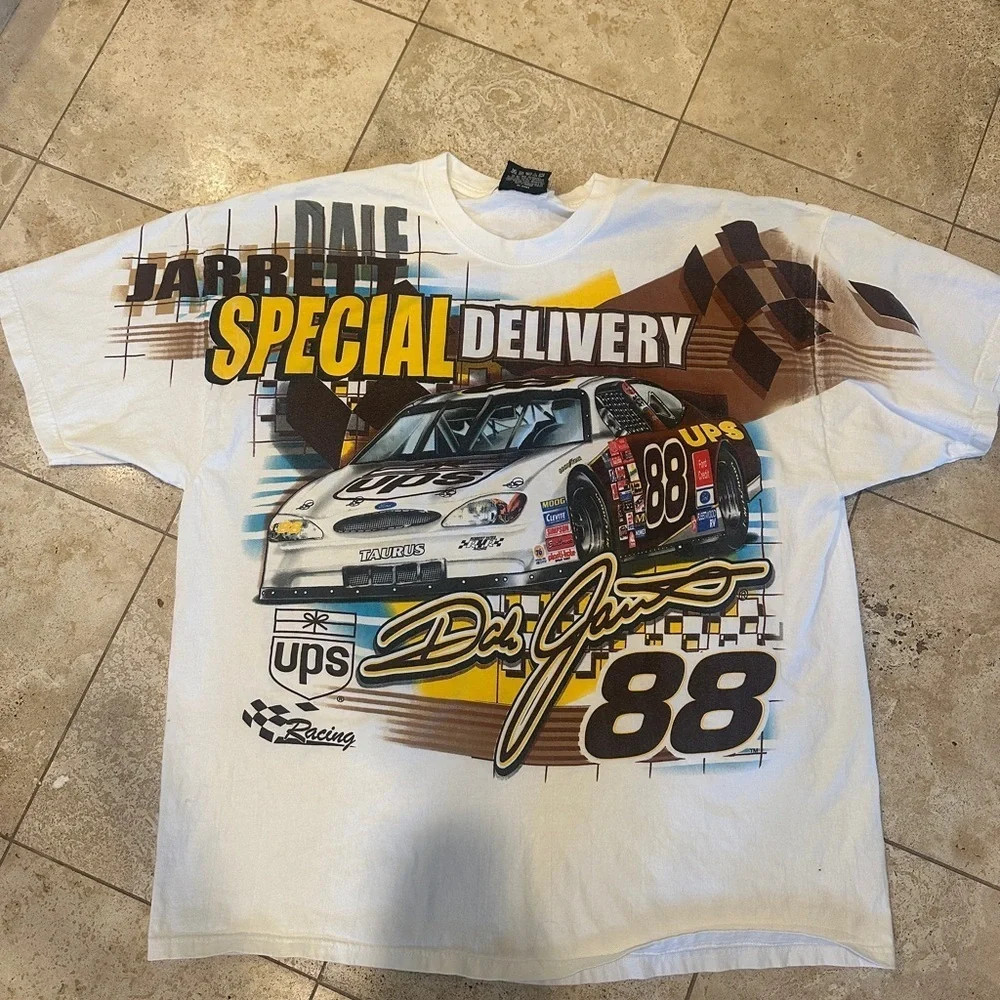 Vintage Dale Jarrett NASCAR Racing Graphic T-Shirt | Poshmark