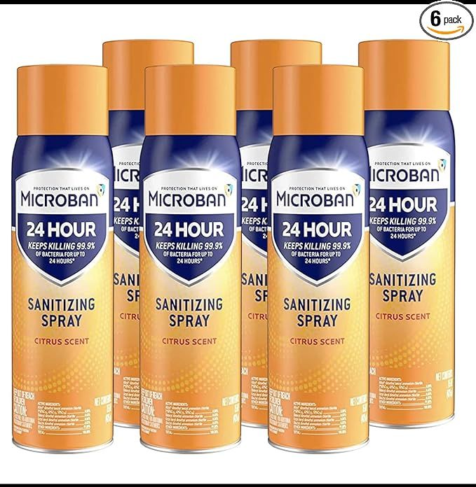 Microban Disinfectant Spray (6Pack) | Amazon (US)