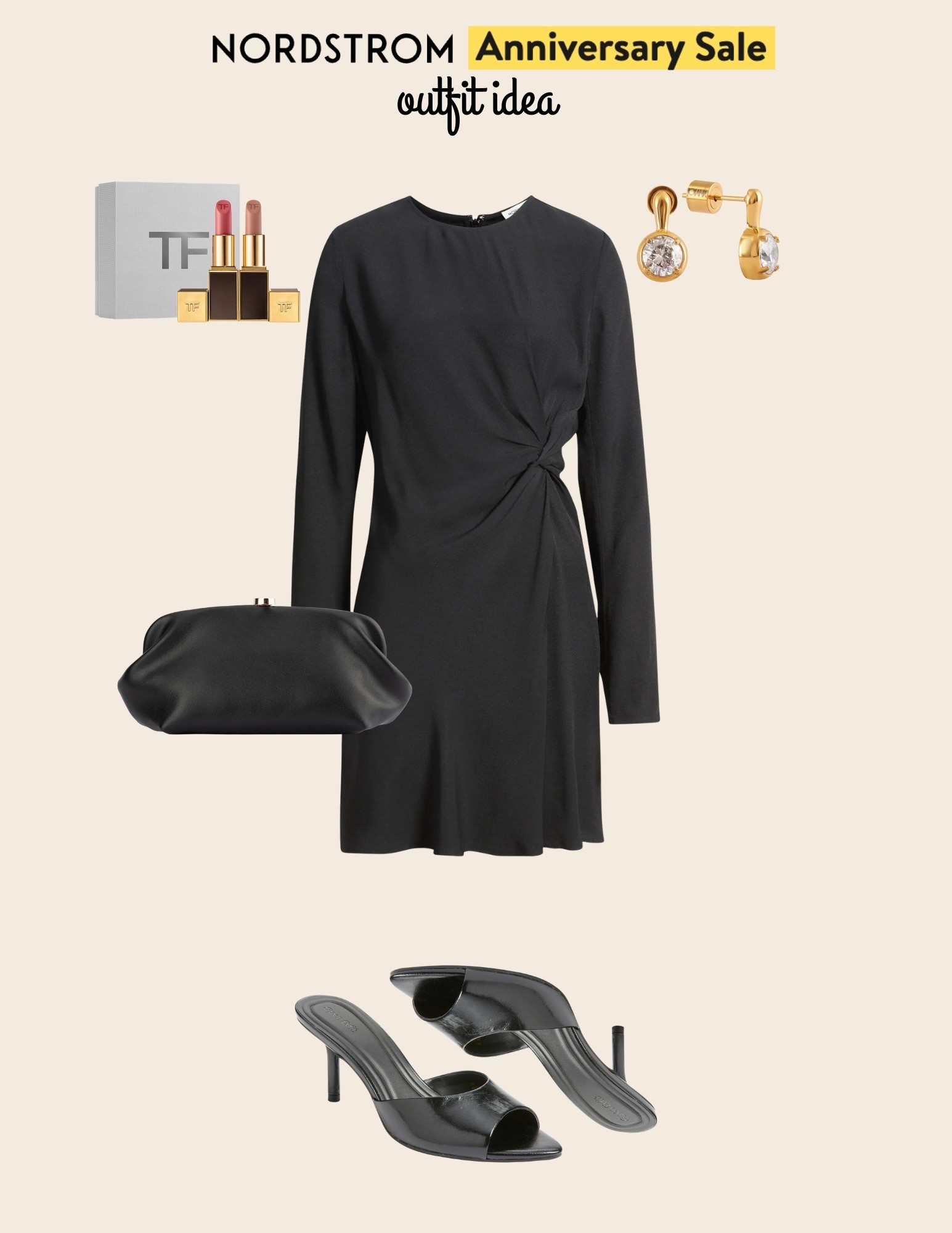 Pretty little black dress option that could be worn for a date night or to work this fall! All on sale now during the Nordstrom Anniversary Sale!

#LTKSaleAlert #LTKgrwm #LTKWorkwear