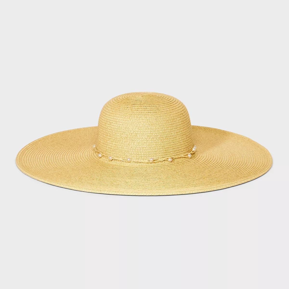 Straw Embellished Floppy Hat - A New Day™ | Target