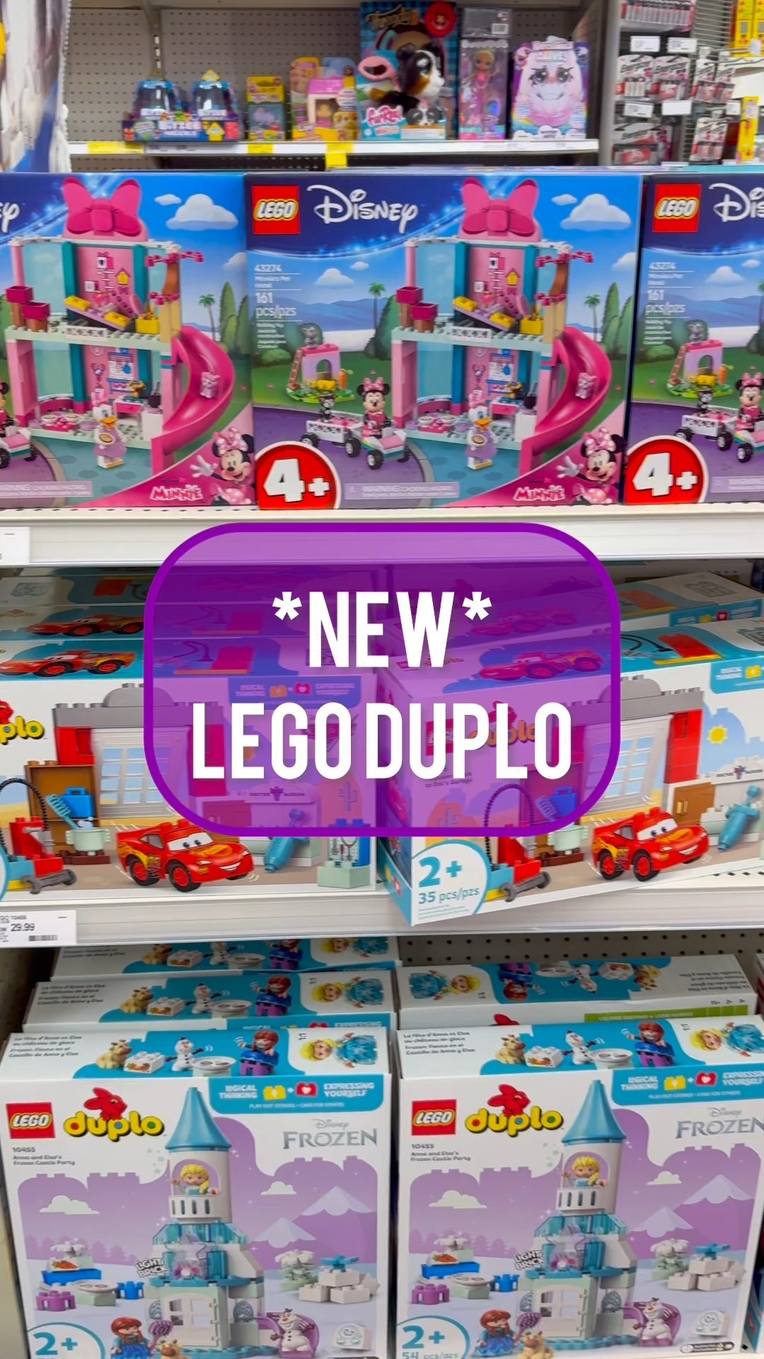 🚨 NEW LEGO DUPLO DROP AT TARGET! 🚨

Calling all little builders — the toy aisle just got even more magical! ✨

🎀 Minnie Mouse
🏎️ Disney•Pixar Cars
🤠 Toy Story

These adorable new LEGO Duplo sets just landed at Target and they’re perfect for tiny hands and big imaginations. Whether it’s zooming through Radiator Springs, having tea with Minnie, or going to infinity and beyond — your toddler’s playtime just got an upgrade! 💖🧱

Run, don’t walk to the toy section 🛒 or grab them online before they’re gone!

#TargetFinds #LEGODuplo #ToddlerToys #MinnieMouse #ToyStory #DisneyCars #TargetMom #ToyAisleFinds #PlaytimeMagic #TargetToySection #DuploMagic

#LTKFindsUnder50 #LTKKids #LTKHome