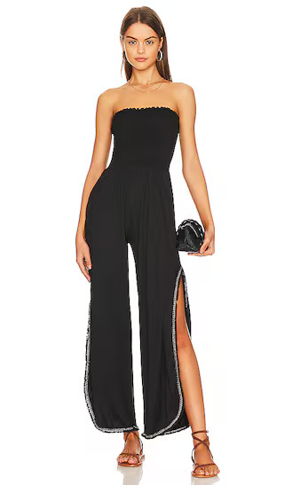 Harriet Jumpsuit in Black | Revolve Clothing (Global)