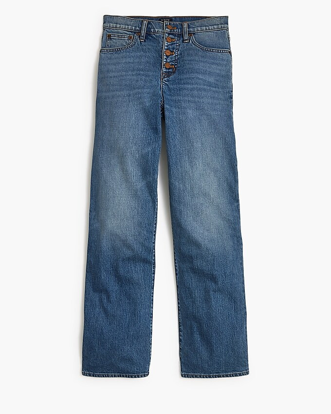 Wide-leg full-length jean in all-day stretch | J.Crew Factory