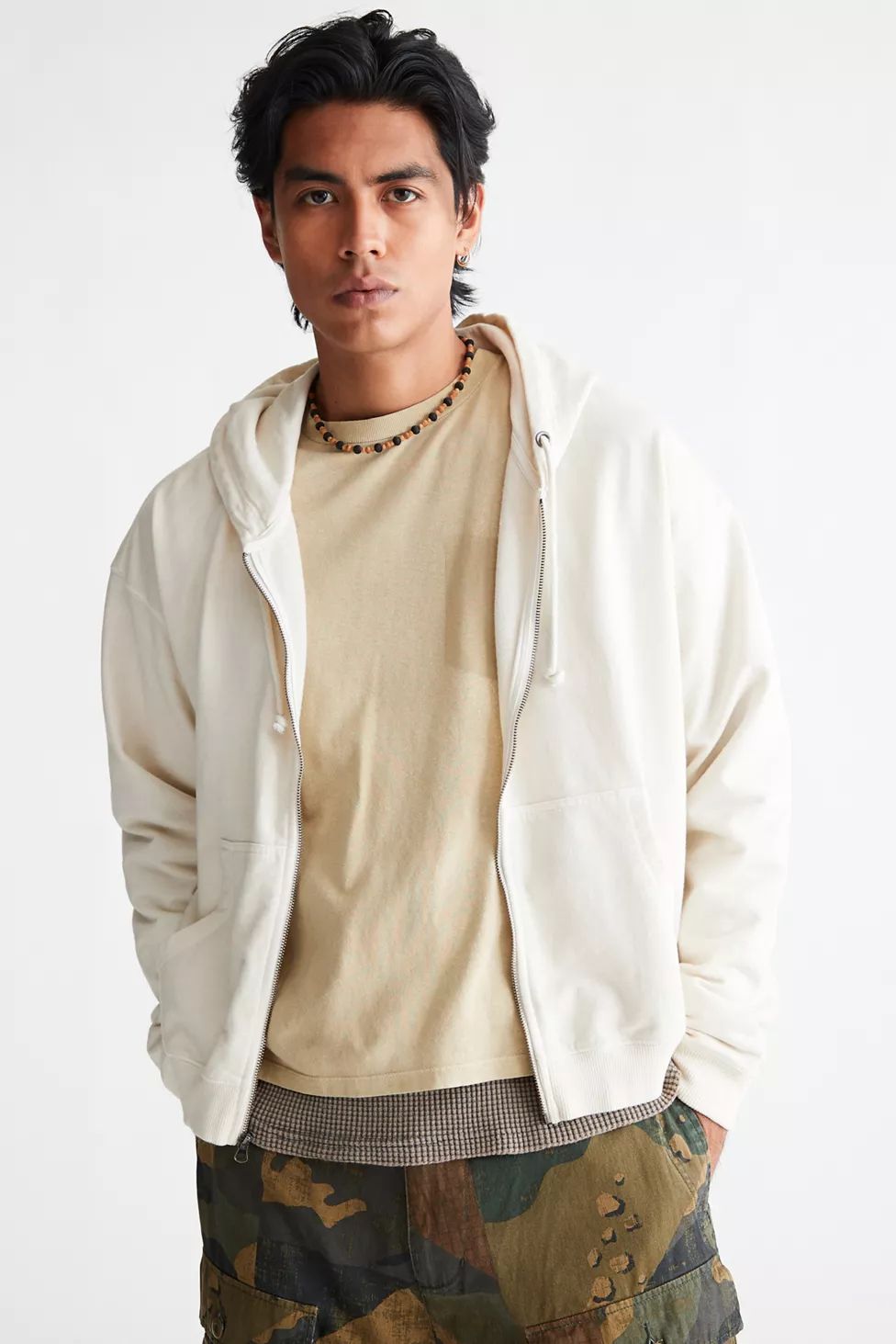 BDG Bonfire Zip-Up Hoodie Sweatshirt | Urban Outfitters (US and RoW)