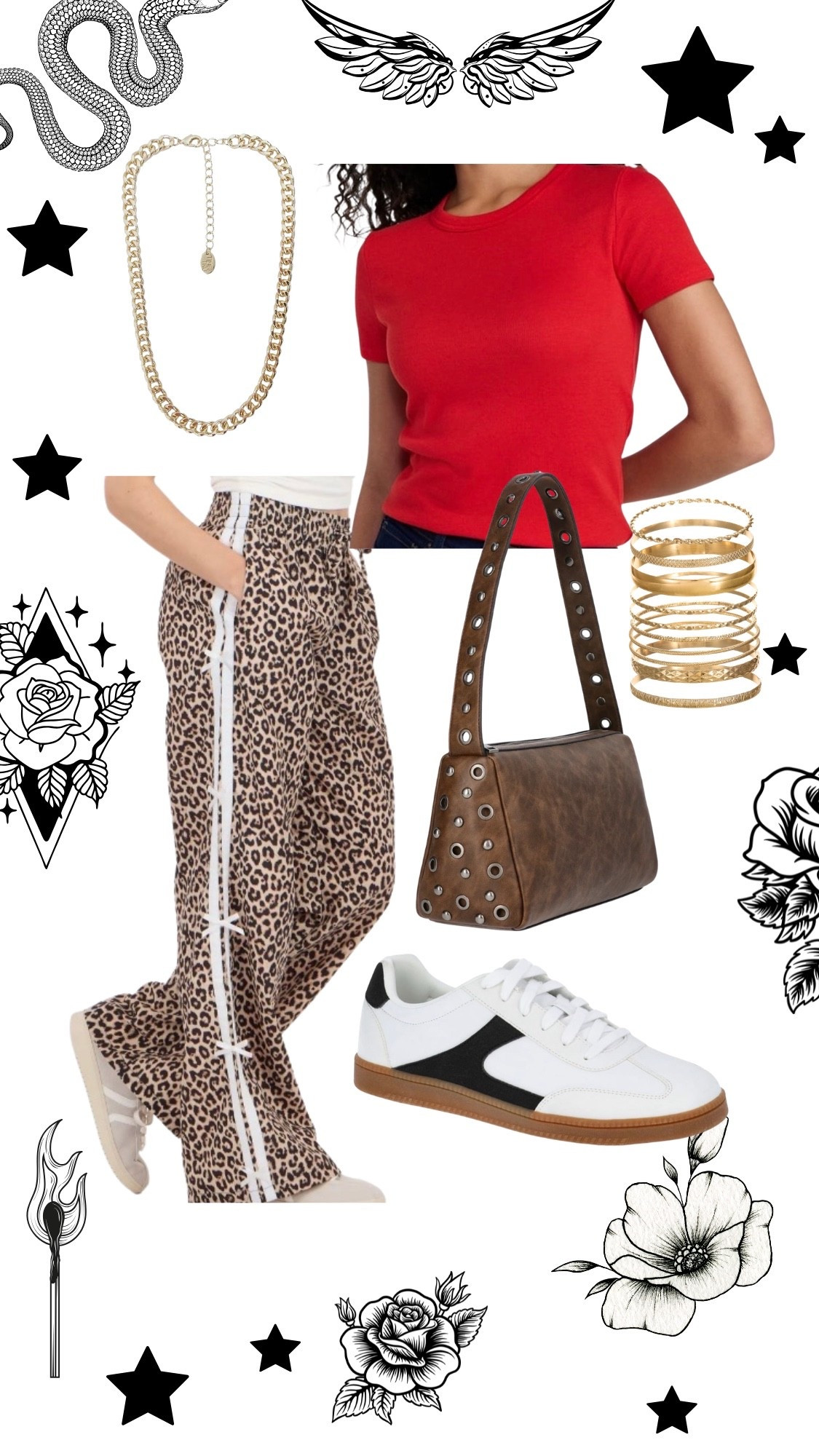 Cheetah and red just go together. Casual outfit inspo for the cool moms. 

#LTKootd