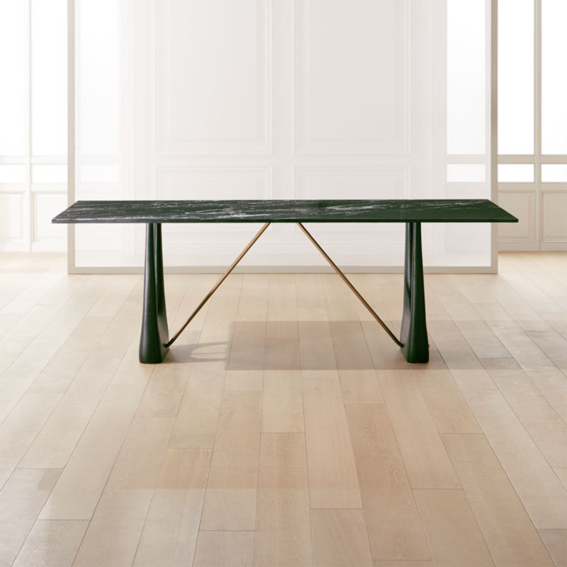 Rocco Rectangular Marble Dining Table + Reviews | CB2 | CB2