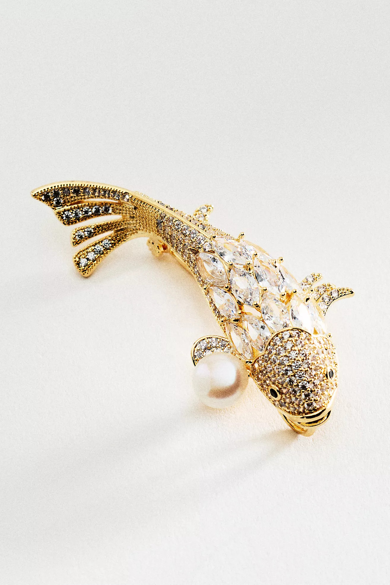 Crystal Koi Fish Brooch | Anthropologie (US)