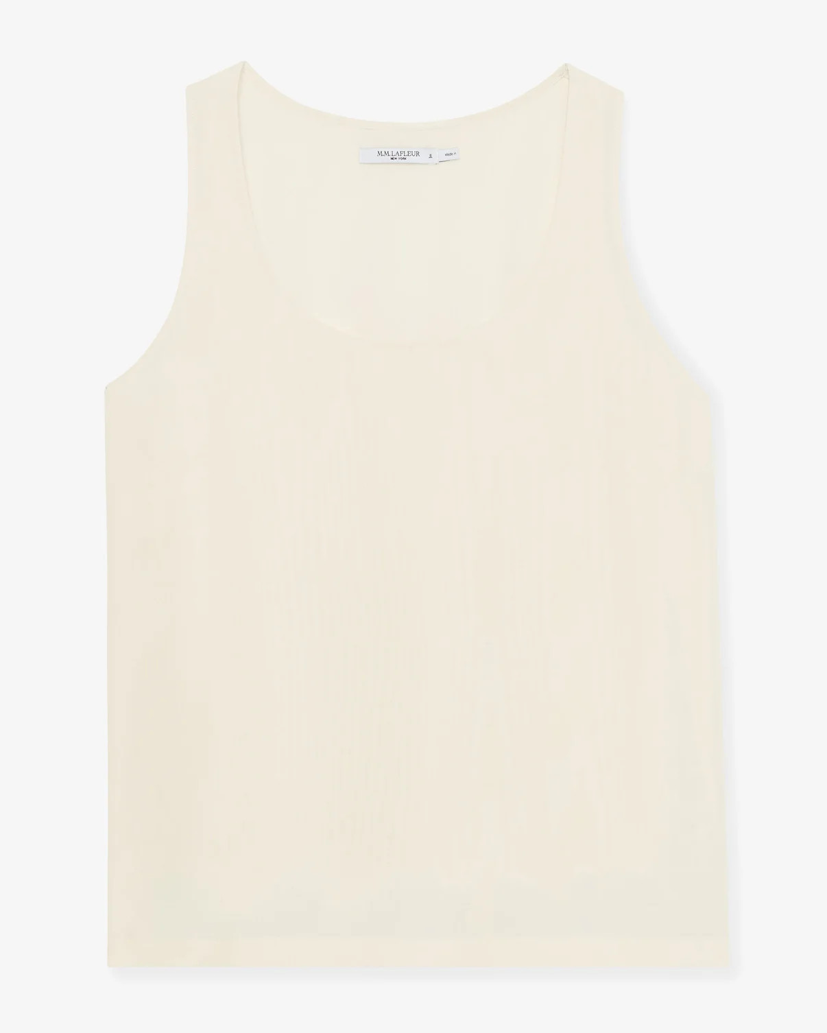 Vicky Tank - Washable Silk :: Ivory | MM LaFleur
