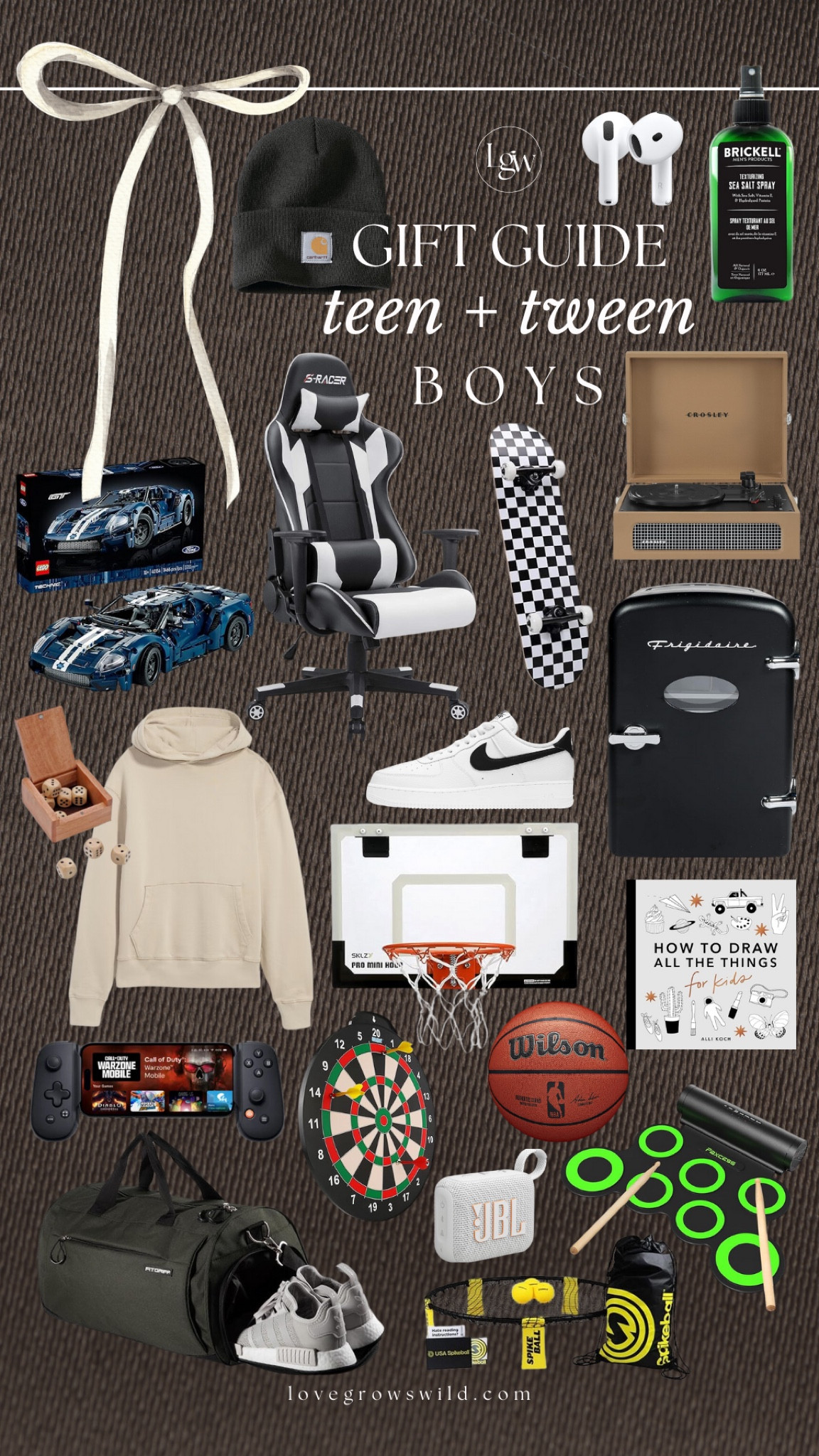 Gift Guide for Teen & Tween Boys — gaming, sports, cool stuff for his room, and stylish wearables! 

#LTKGiftGuide #LTKHoliday #LTKKids