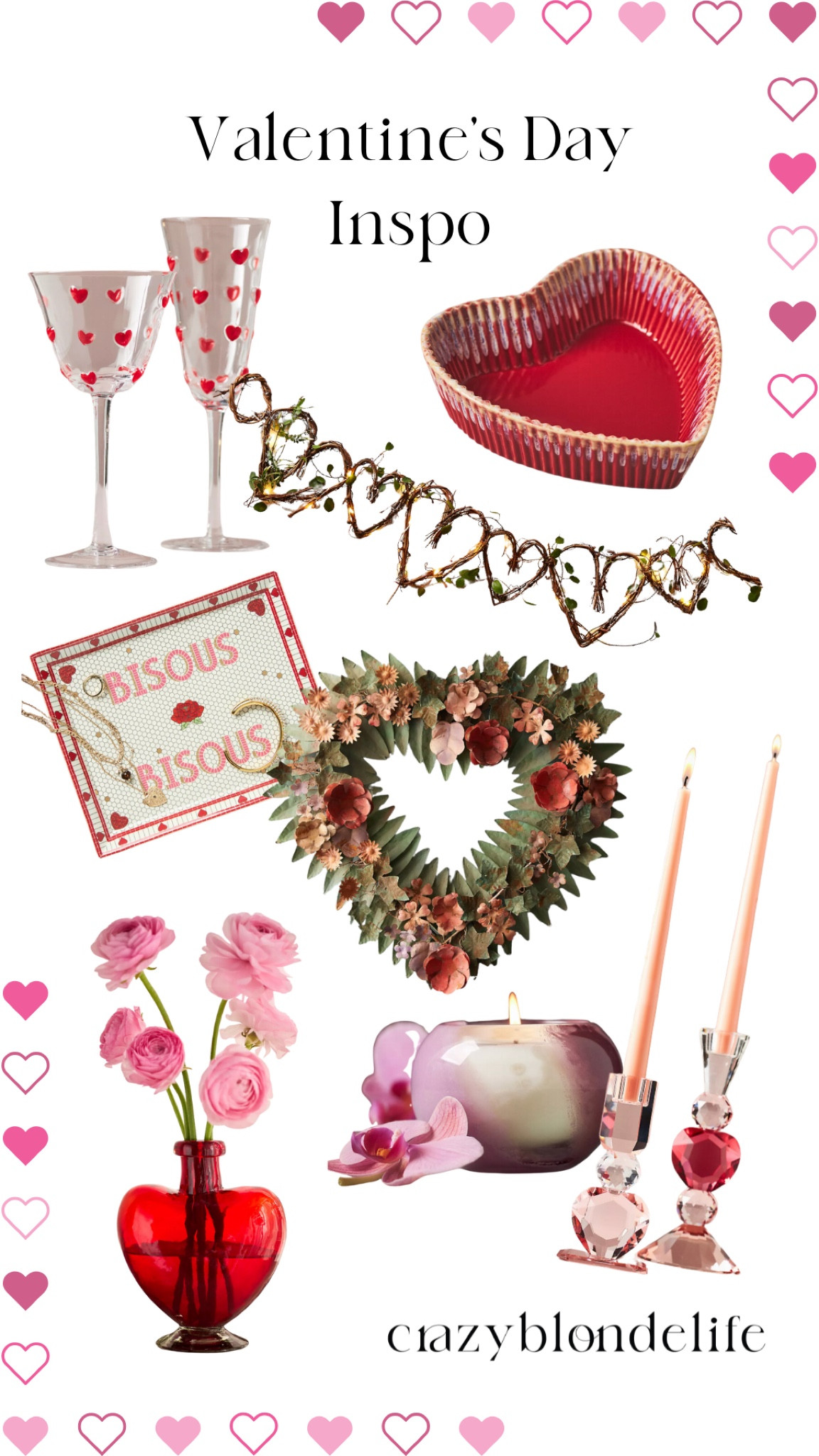 Valentines Day Inspo home decor and gifts! 💗🌹💋

#LTKSeasonal #LTKU #LTKHome