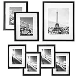 PixonSign 9 Piece 8 x 8 Gallery Wall Art Prints Picture Frame Set for  Home Decor