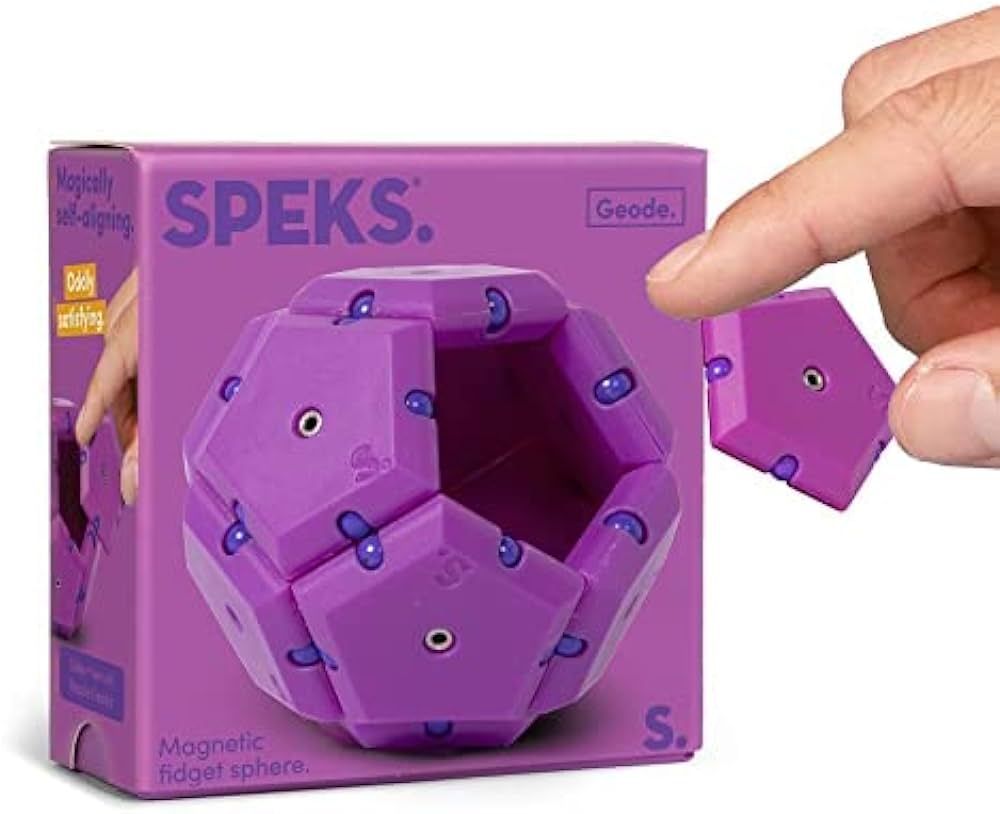 Speks Matte Geode - Pentagons 12-Piece Set - Razzle - Fun Desk Toy for Adults | Amazon (US)