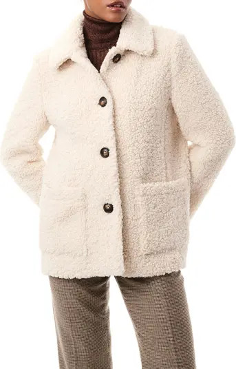 Cozy Faux Shearling Barn Jacket | Nordstrom