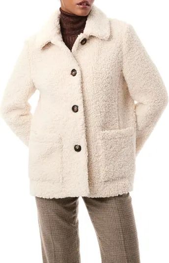 Cozy Faux Shearling Barn Jacket | Nordstrom