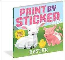 Paint by Sticker Kids: Easter: Create 10 Pictures One Sticker at a Time!    Paperback – Sticker... | Amazon (US)