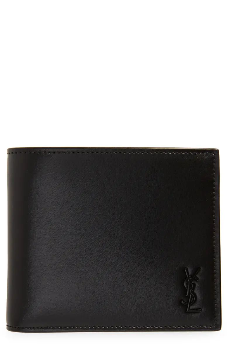 Saint Laurent Tiny Monogram Bifold Leather Wallet | Nordstrom | Nordstrom