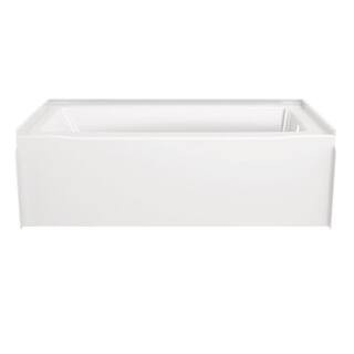 Classic 500 60 in. x 32 in. Soaking Bathtub with Right Drain in High Gloss White | The Home Depot