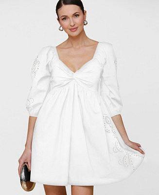 Avec Les Filles Women's Embellished A-Line Dress - Macy's | Macy's
