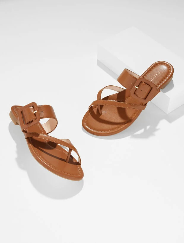 Camy Buckle Slides | Talbots