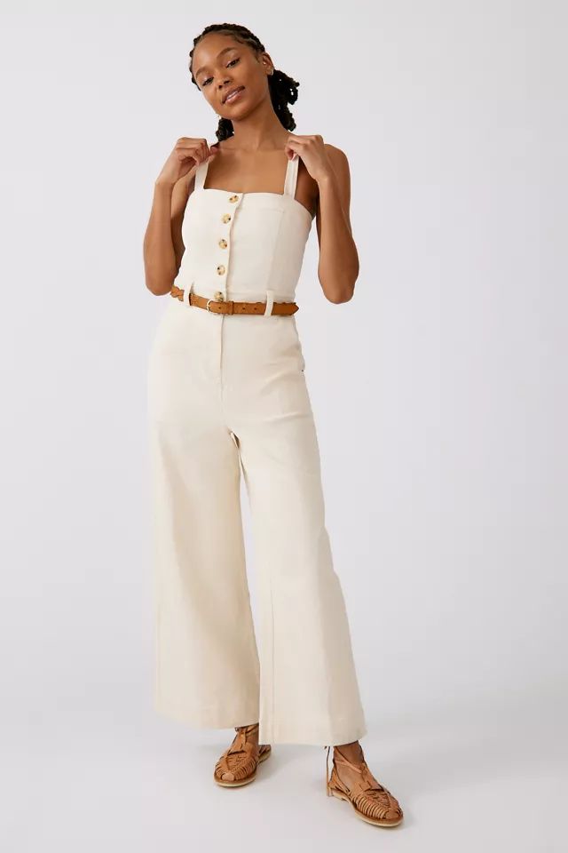 UO Molly Wide Leg Jumpsuit | Urban Outfitters (US and RoW)