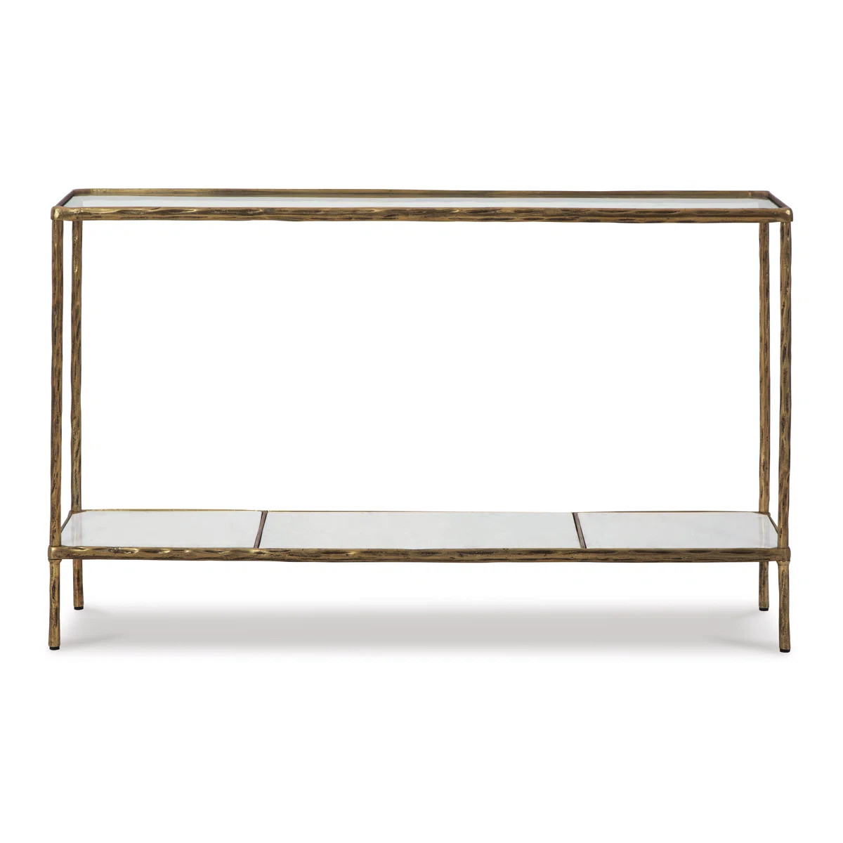 Hanriette 52'' Glass Top Console Table | Wayfair North America