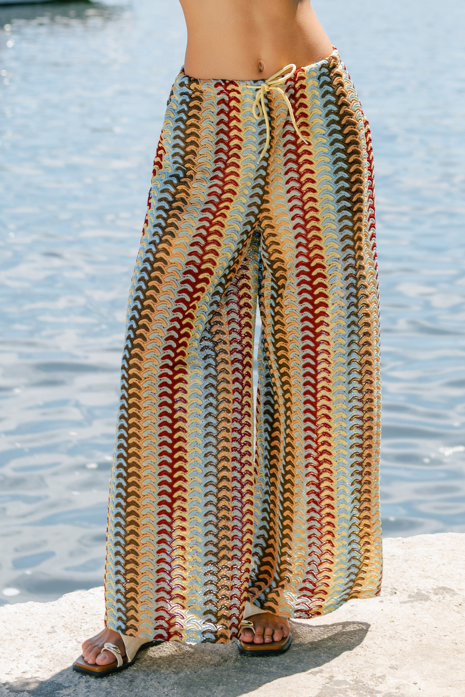 Your Majesty Abstract Pants | Cupshe US