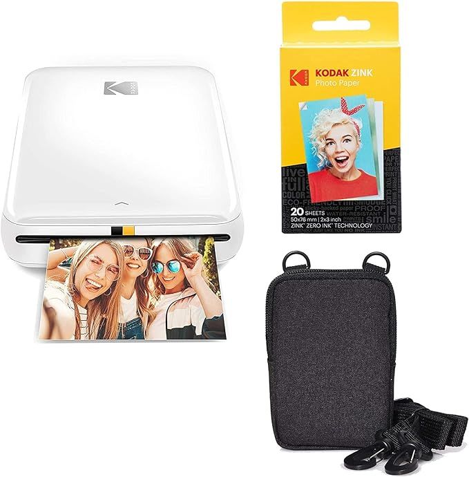 Amazon.com: KODAK Step Wireless Mobile Photo Mini Printer (White) Go Bundle : Electronics | Amazon (US)