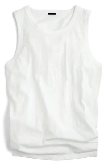 Women's J.crew Tie-Back Tank Top, Size XX-Small - White | Nordstrom