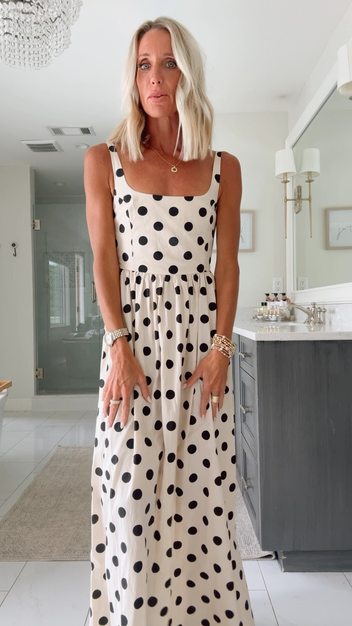 Cutest little polka dot dress on sale🖤

#LTKSaleAlert #LTKootd #LTKgrwm