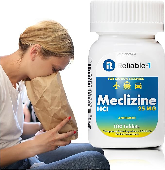 Reliable-1 Laboratories Meclizine HCL 25mg 100 Tablets (1 Bottle) | Amazon (US)