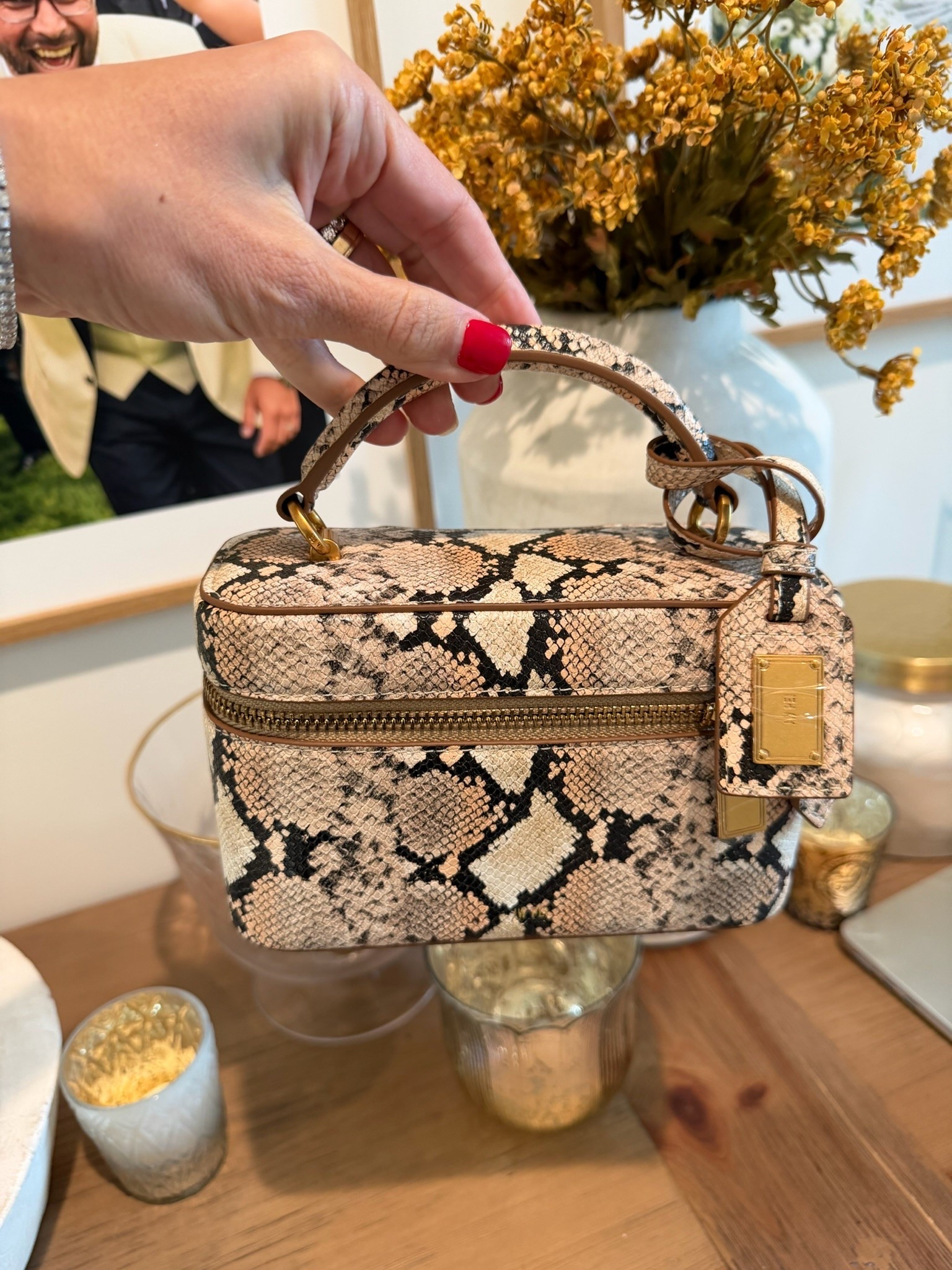 The perfect statement bag when you want something fun without carrying a full size tote. It has plenty of personality, holds the essentials, and is compact enough to tuck inside your larger purse when you need it.

statement bag, mini bag, small handbag, fall accessories, purse essentials, everyday handbag, women over 40 style, themominstyle

#LTKootd #LTKOver40 #LTKdayinmylife