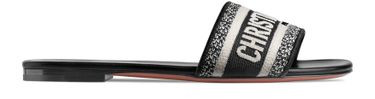 Dway embroidered cotton mules - DIOR | 24S US