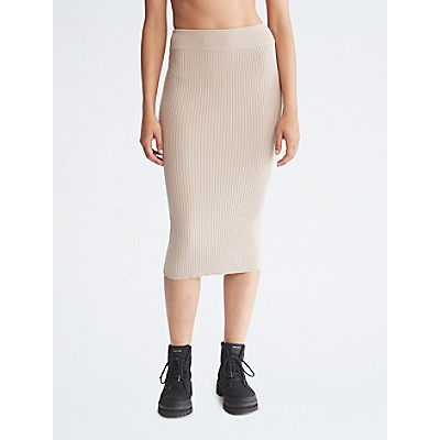 Ribbed Midi Skirt | Calvin Klein | Calvin Klein (US)